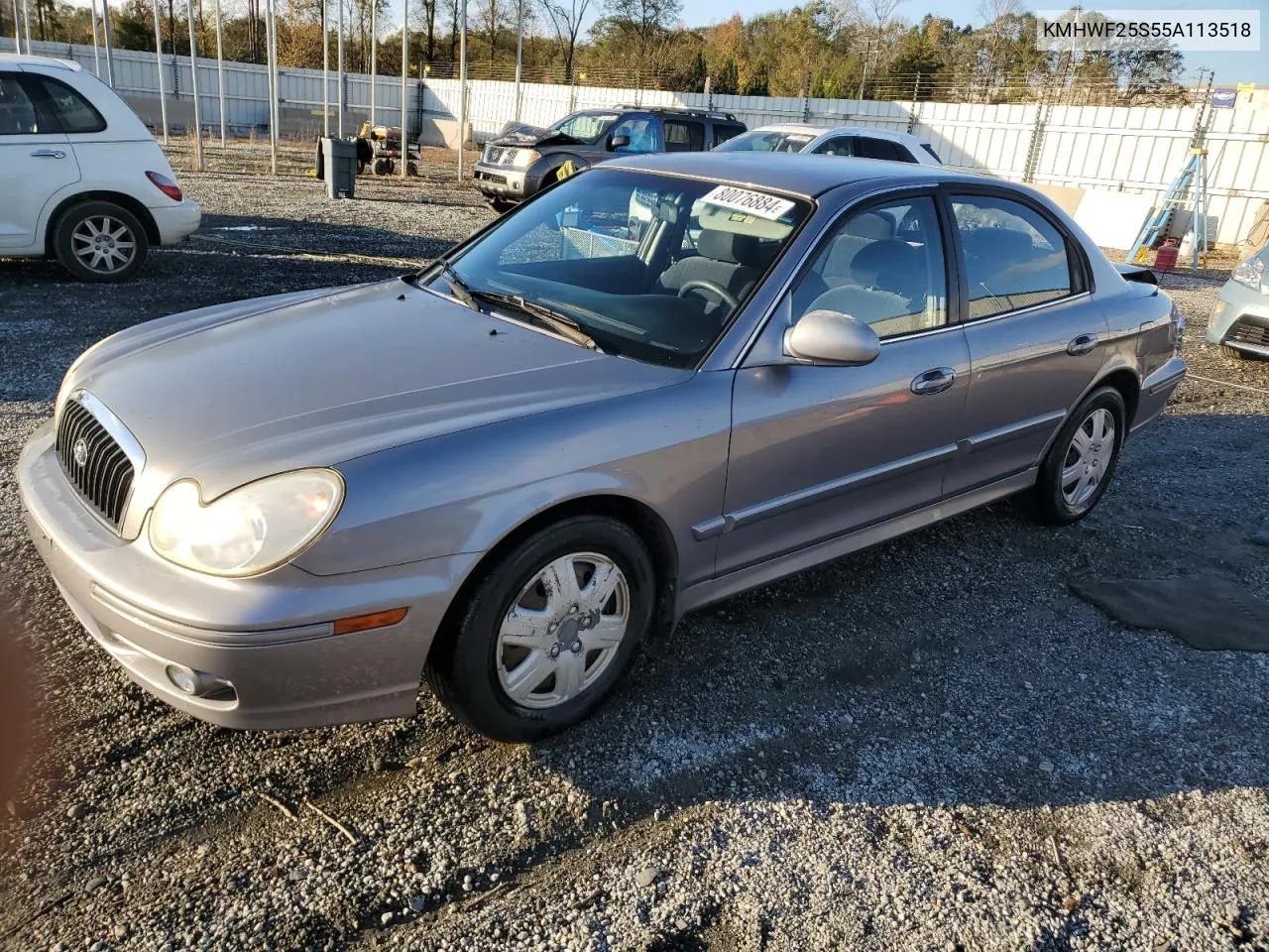 2005 Hyundai Sonata Gl VIN: KMHWF25S55A113518 Lot: 80076884