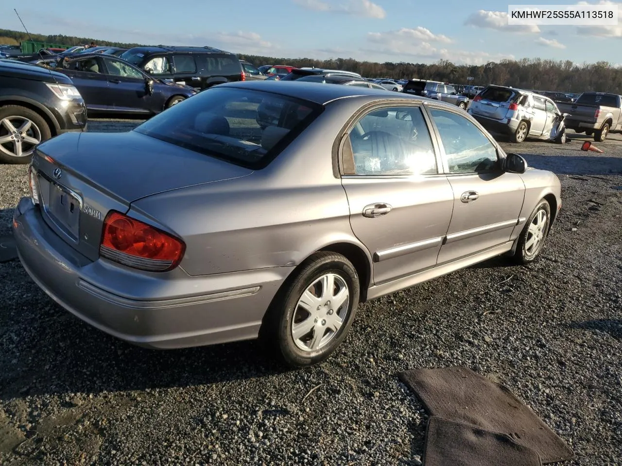 2005 Hyundai Sonata Gl VIN: KMHWF25S55A113518 Lot: 80076884