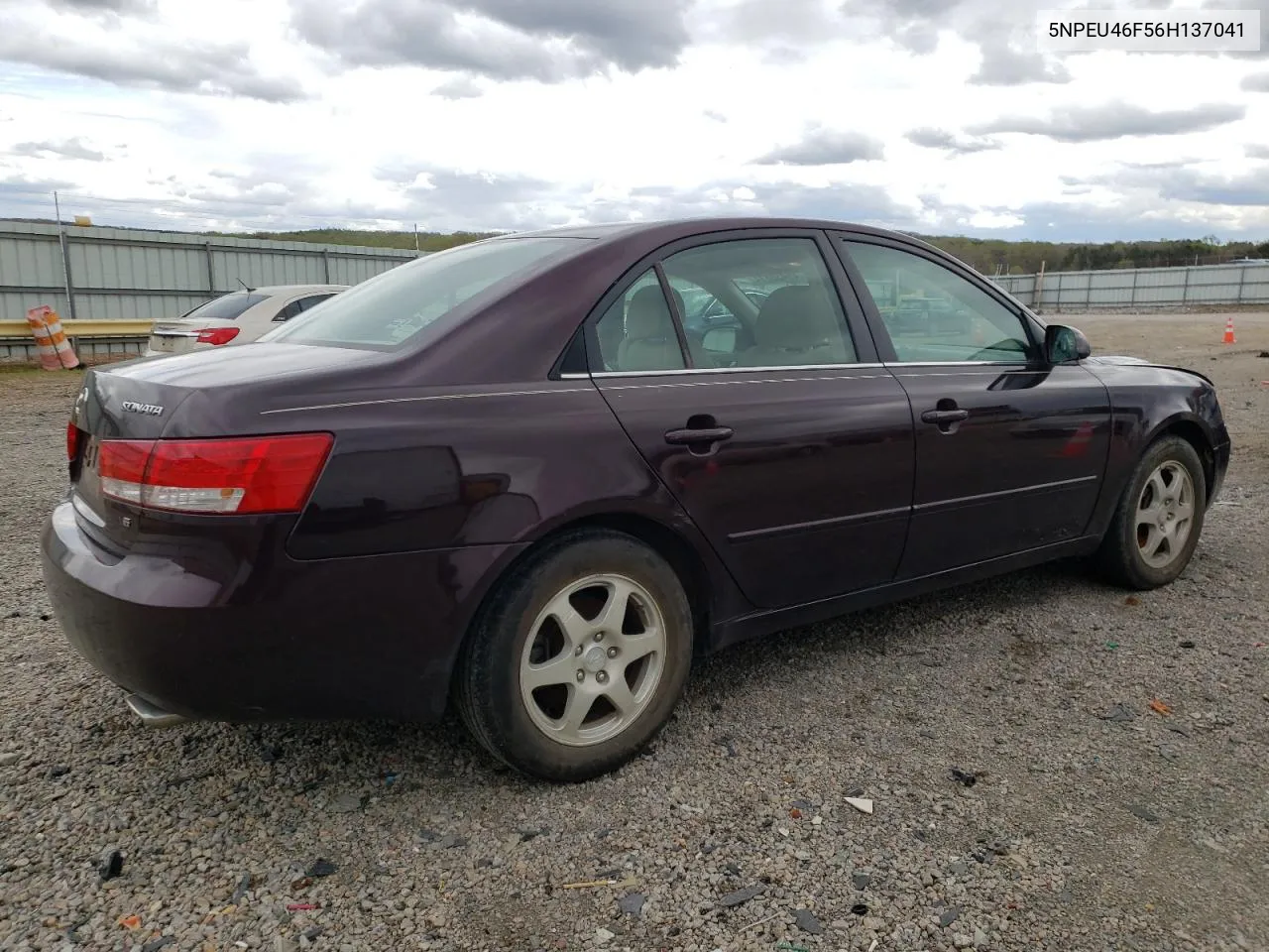 2006 Hyundai Sonata Gls VIN: 5NPEU46F56H137041 Lot: 49438814