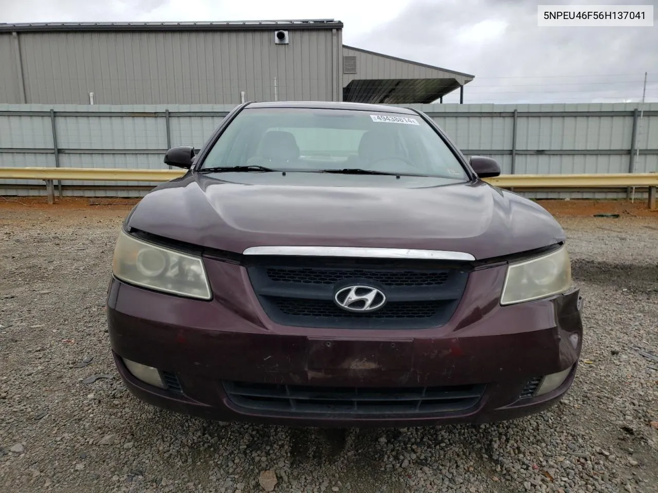 5NPEU46F56H137041 2006 Hyundai Sonata Gls