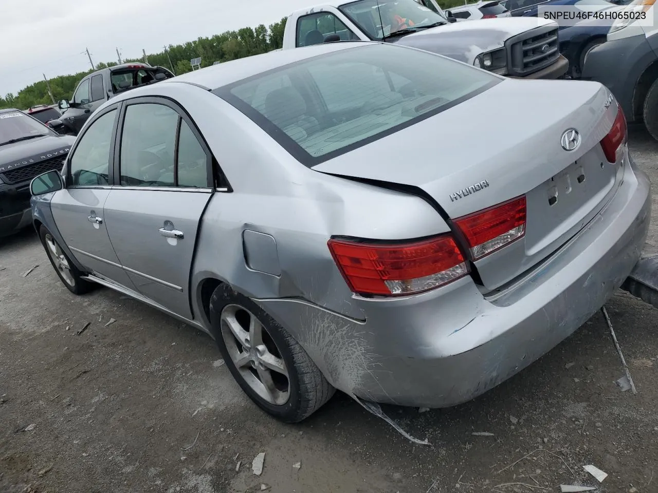 5NPEU46F46H065023 2006 Hyundai Sonata Gls