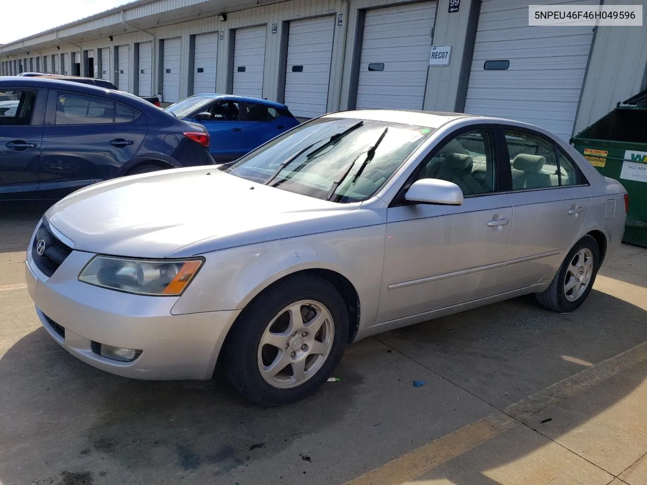 5NPEU46F46H049596 2006 Hyundai Sonata Gls