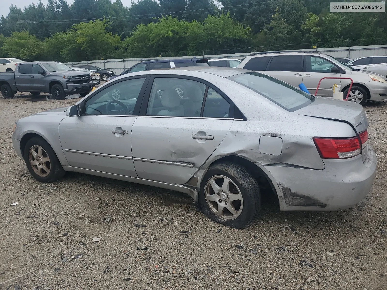 2006 Hyundai Sonata Gls VIN: KMHEU46C76A086442 Lot: 65901684