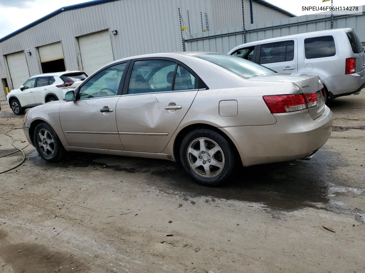 5NPEU46F96H114278 2006 Hyundai Sonata Gls