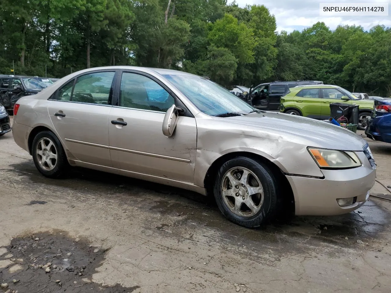 2006 Hyundai Sonata Gls VIN: 5NPEU46F96H114278 Lot: 67284104