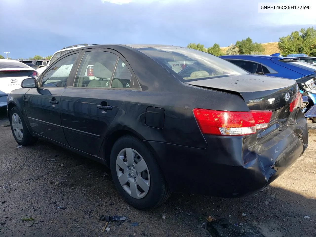 2006 Hyundai Sonata Gl VIN: 5NPET46C36H172590 Lot: 70311734