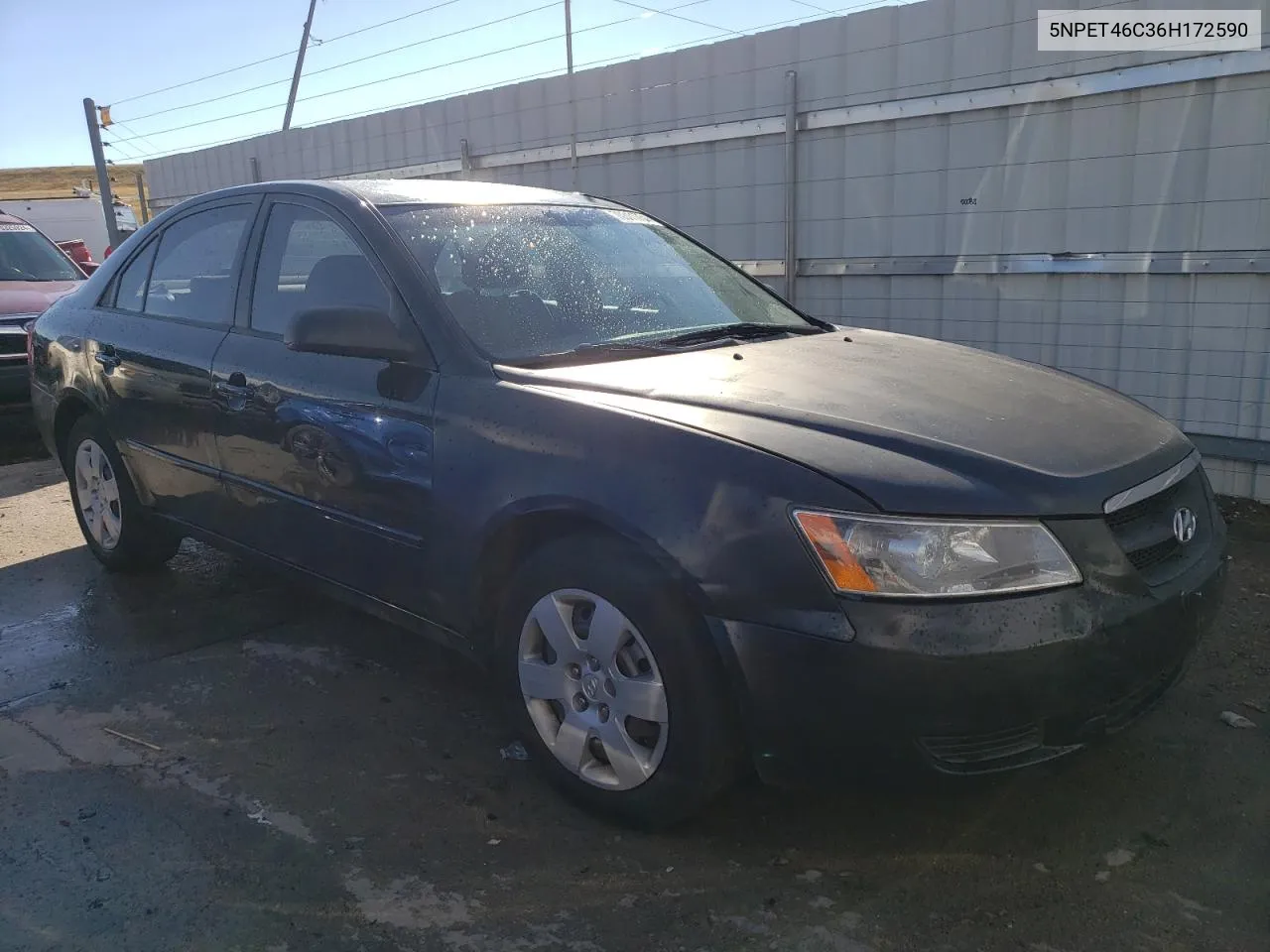 2006 Hyundai Sonata Gl VIN: 5NPET46C36H172590 Lot: 70311734