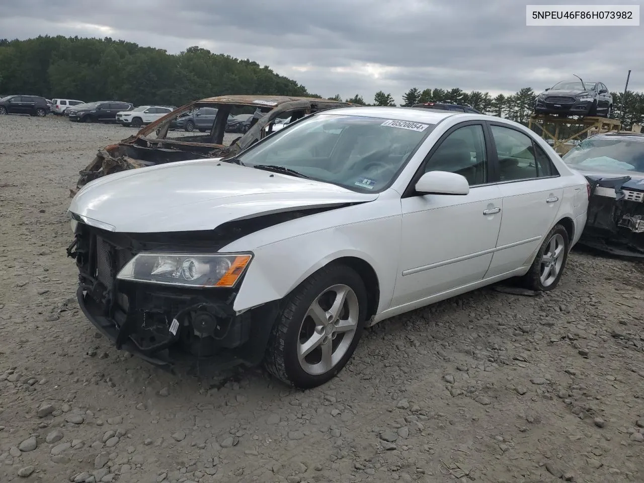 2006 Hyundai Sonata Gls VIN: 5NPEU46F86H073982 Lot: 70520054