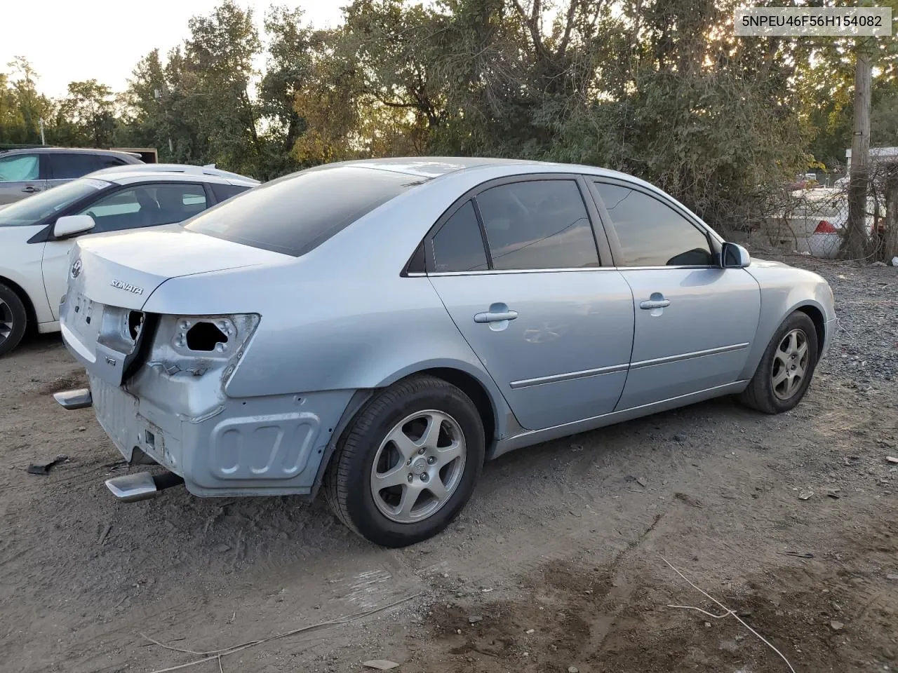 5NPEU46F56H154082 2006 Hyundai Sonata Gls