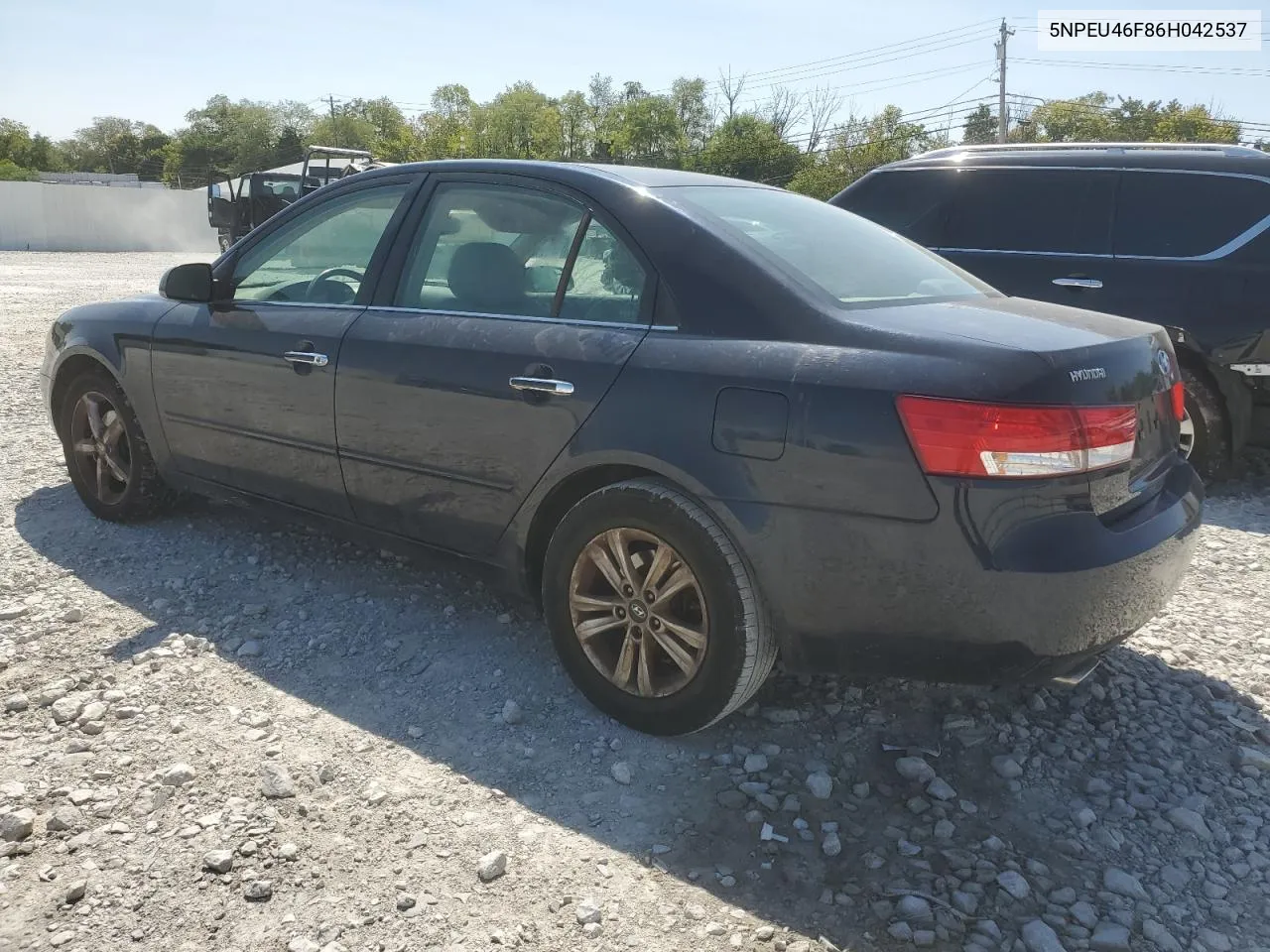 5NPEU46F86H042537 2006 Hyundai Sonata Gls