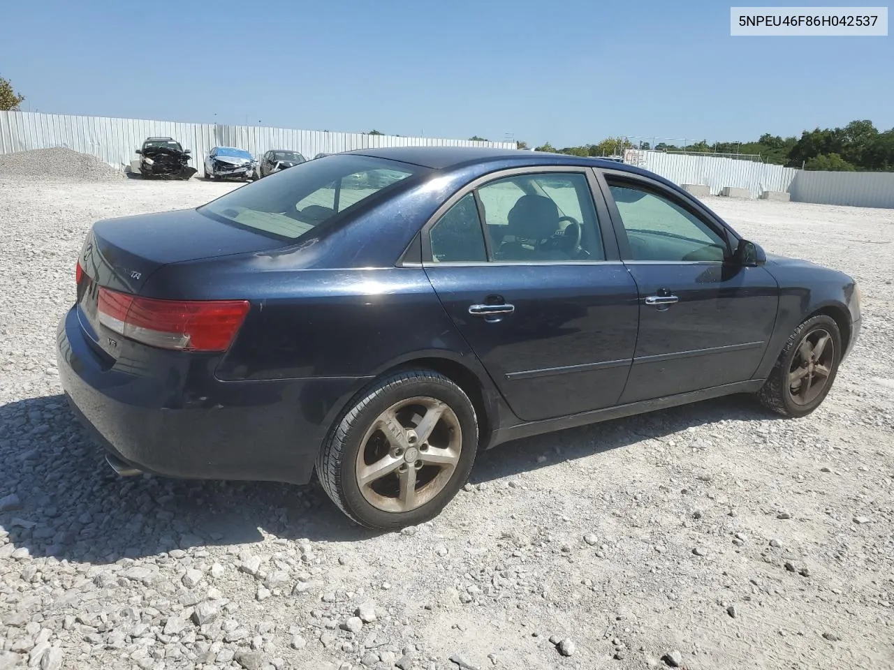 5NPEU46F86H042537 2006 Hyundai Sonata Gls