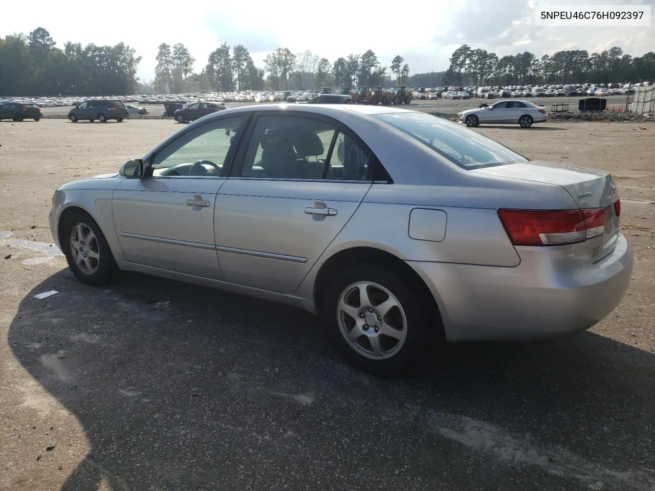 2006 Hyundai Sonata Gls VIN: 5NPEU46C76H092397 Lot: 72234994