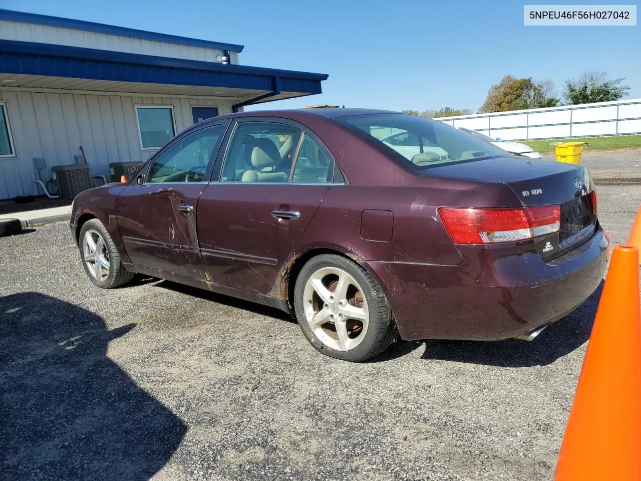 2006 Hyundai Sonata Gls VIN: 5NPEU46F56H027042 Lot: 73851914