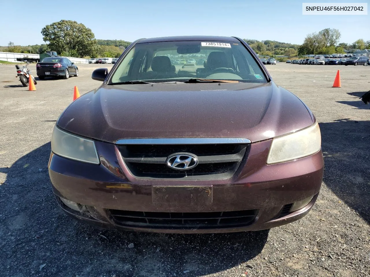 2006 Hyundai Sonata Gls VIN: 5NPEU46F56H027042 Lot: 73851914