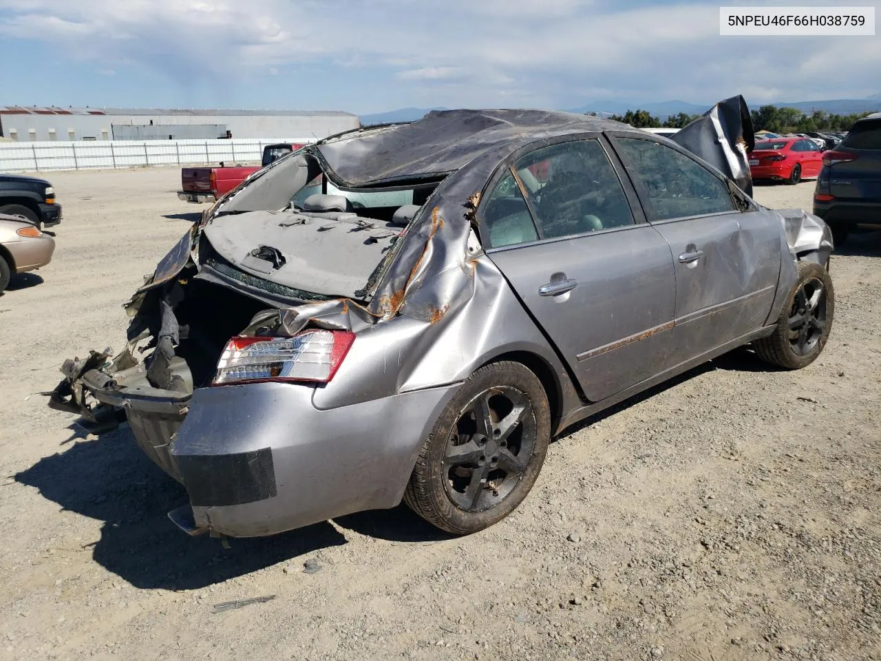 5NPEU46F66H038759 2006 Hyundai Sonata Gls