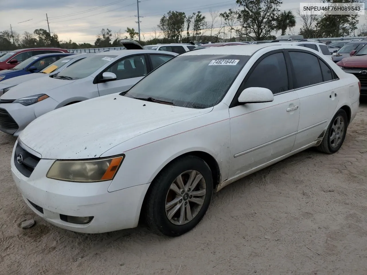 2006 Hyundai Sonata Gls VIN: 5NPEU46F76H089543 Lot: 74821644