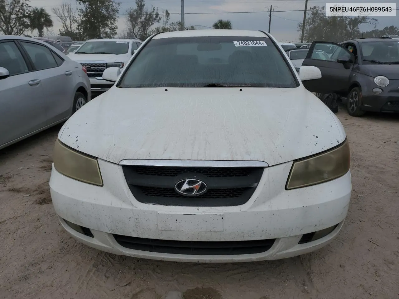 5NPEU46F76H089543 2006 Hyundai Sonata Gls