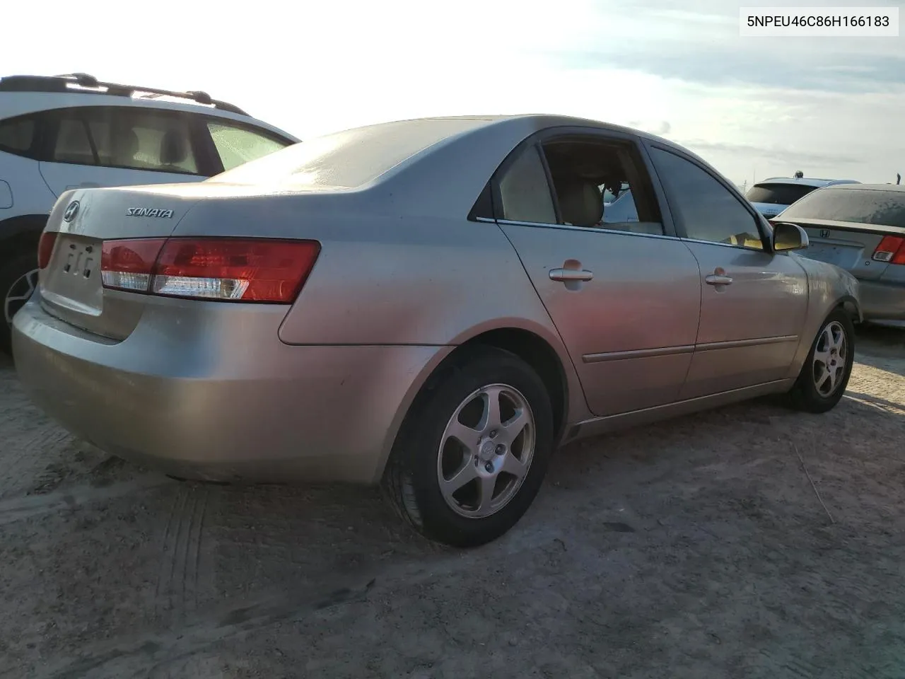 2006 Hyundai Sonata Gls VIN: 5NPEU46C86H166183 Lot: 75088994