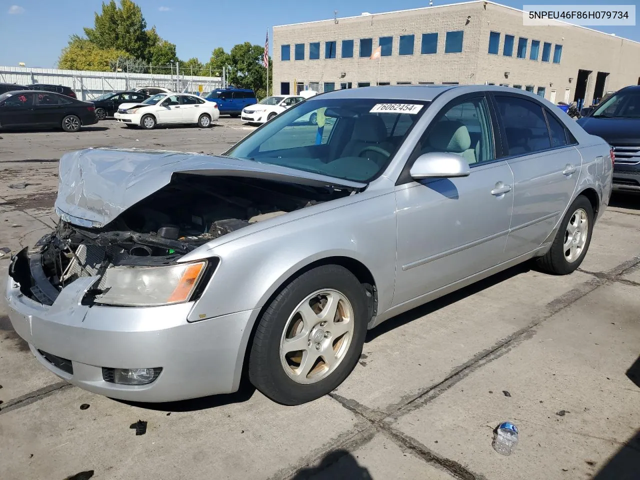 5NPEU46F86H079734 2006 Hyundai Sonata Gls