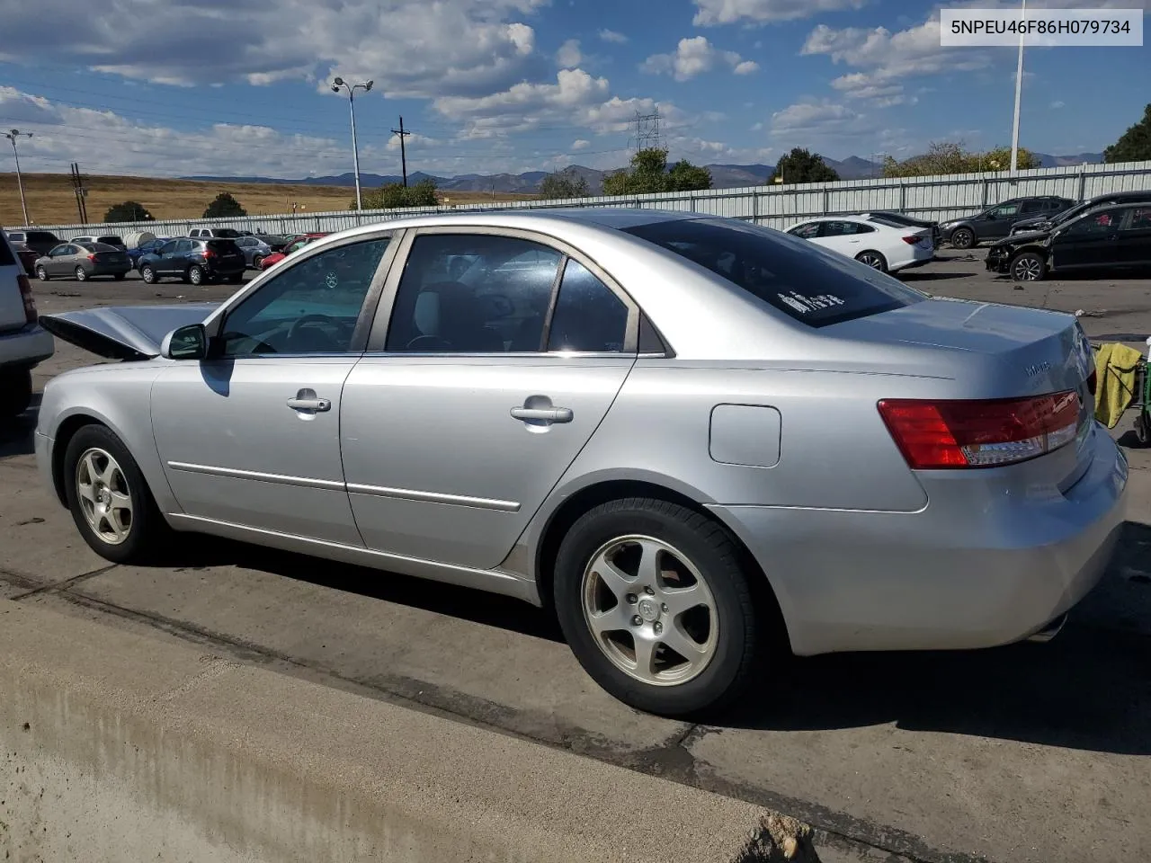 2006 Hyundai Sonata Gls VIN: 5NPEU46F86H079734 Lot: 76062454