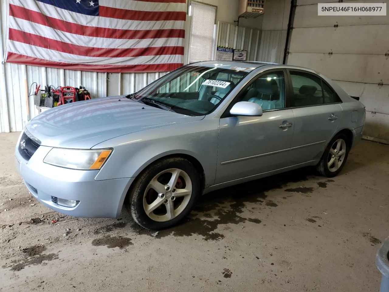 2006 Hyundai Sonata Gls VIN: 5NPEU46F16H068977 Lot: 76102244