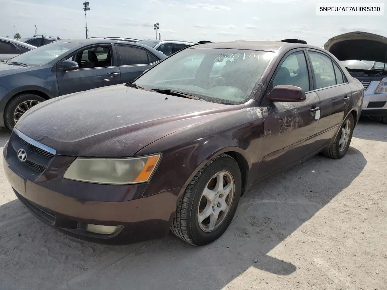 5NPEU46F76H095830 2006 Hyundai Sonata Gls