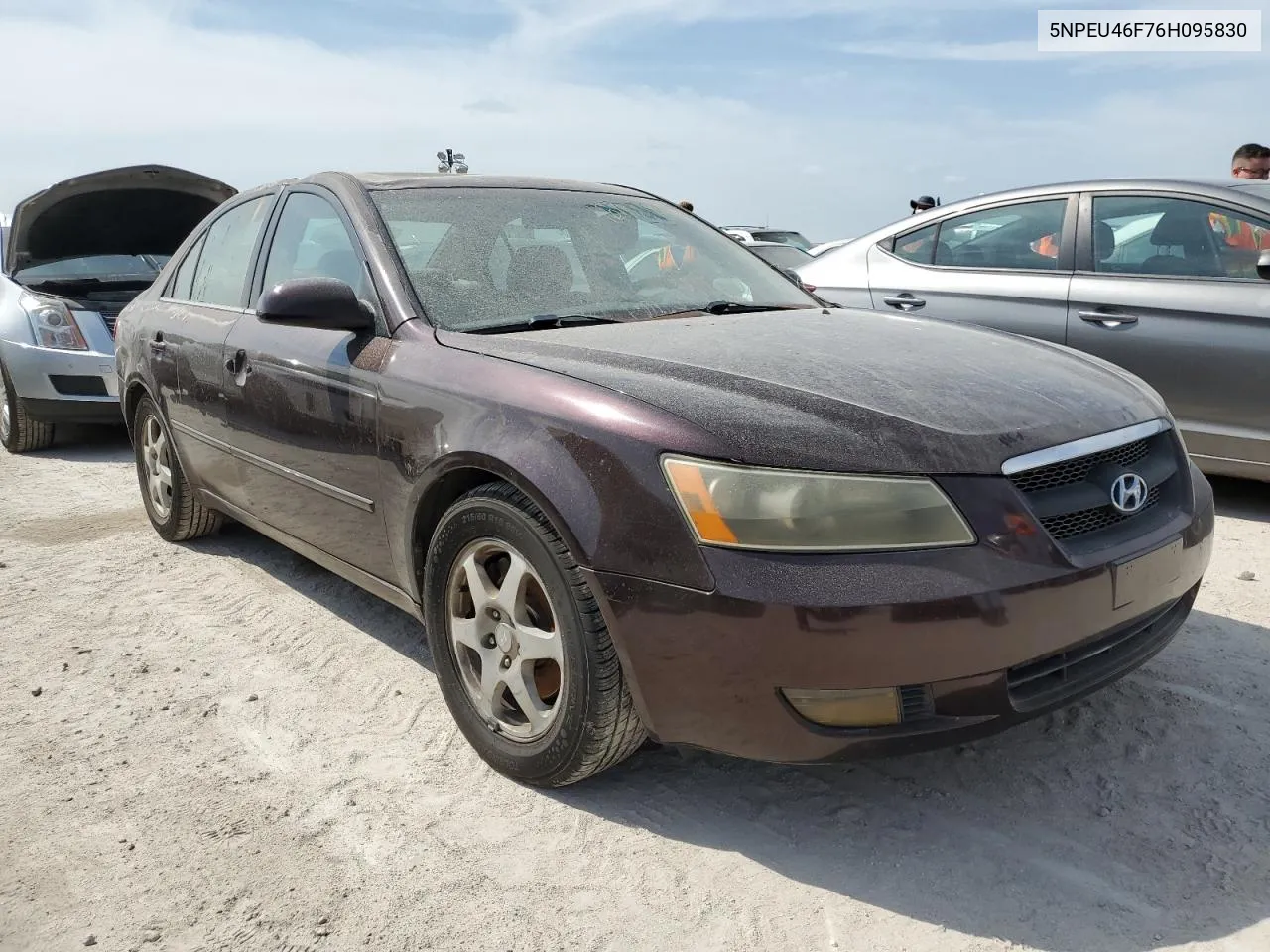 2006 Hyundai Sonata Gls VIN: 5NPEU46F76H095830 Lot: 76742134