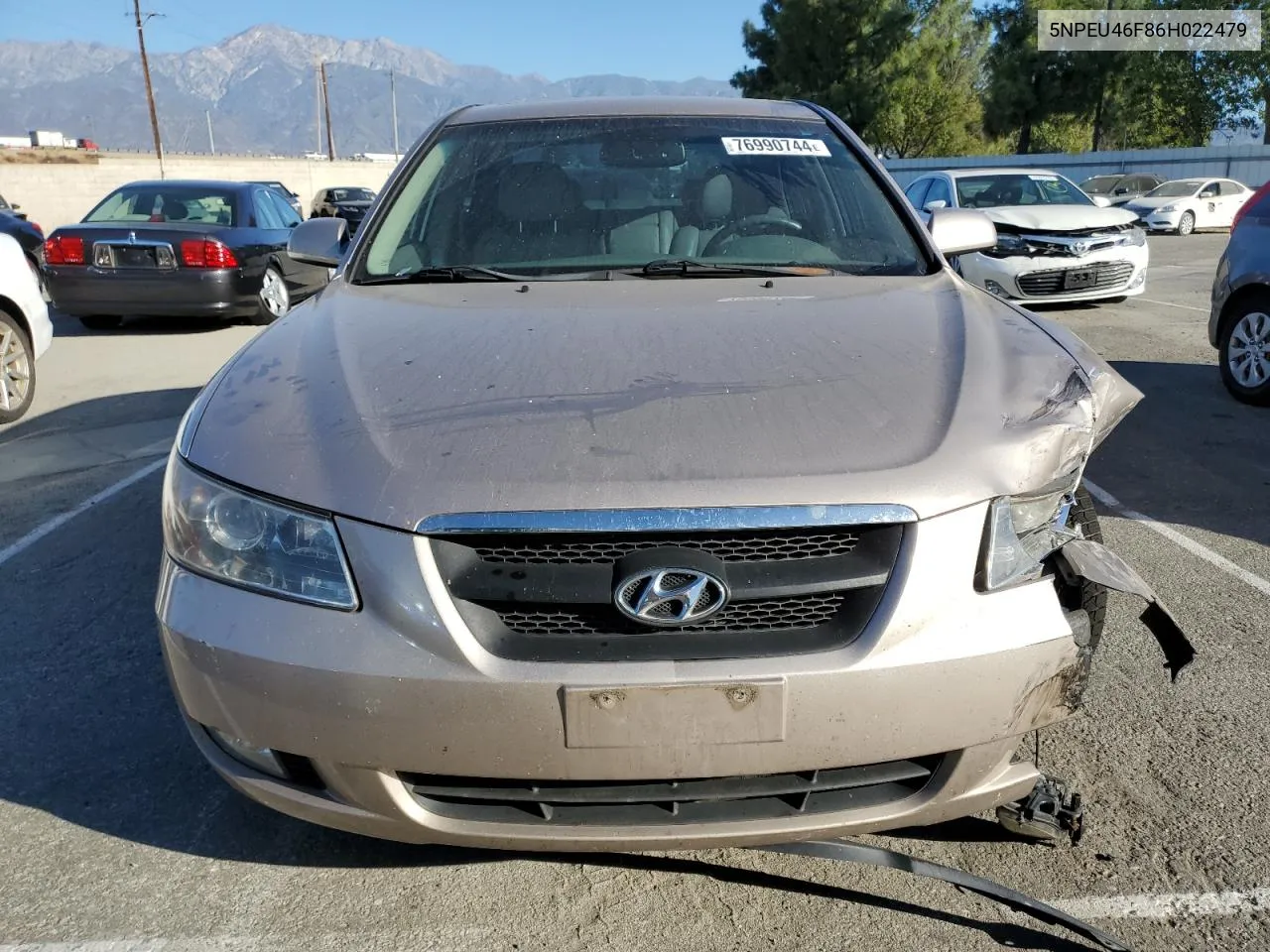 2006 Hyundai Sonata Gls VIN: 5NPEU46F86H022479 Lot: 76990744