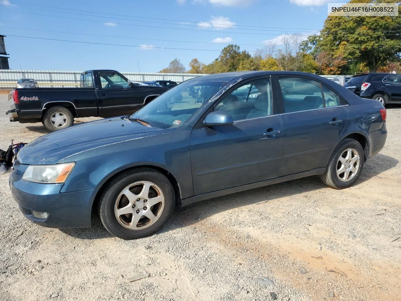 2006 Hyundai Sonata Gls VIN: 5NPEU46F16H008522 Lot: 77162364