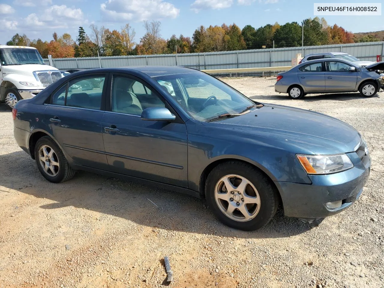 2006 Hyundai Sonata Gls VIN: 5NPEU46F16H008522 Lot: 77162364