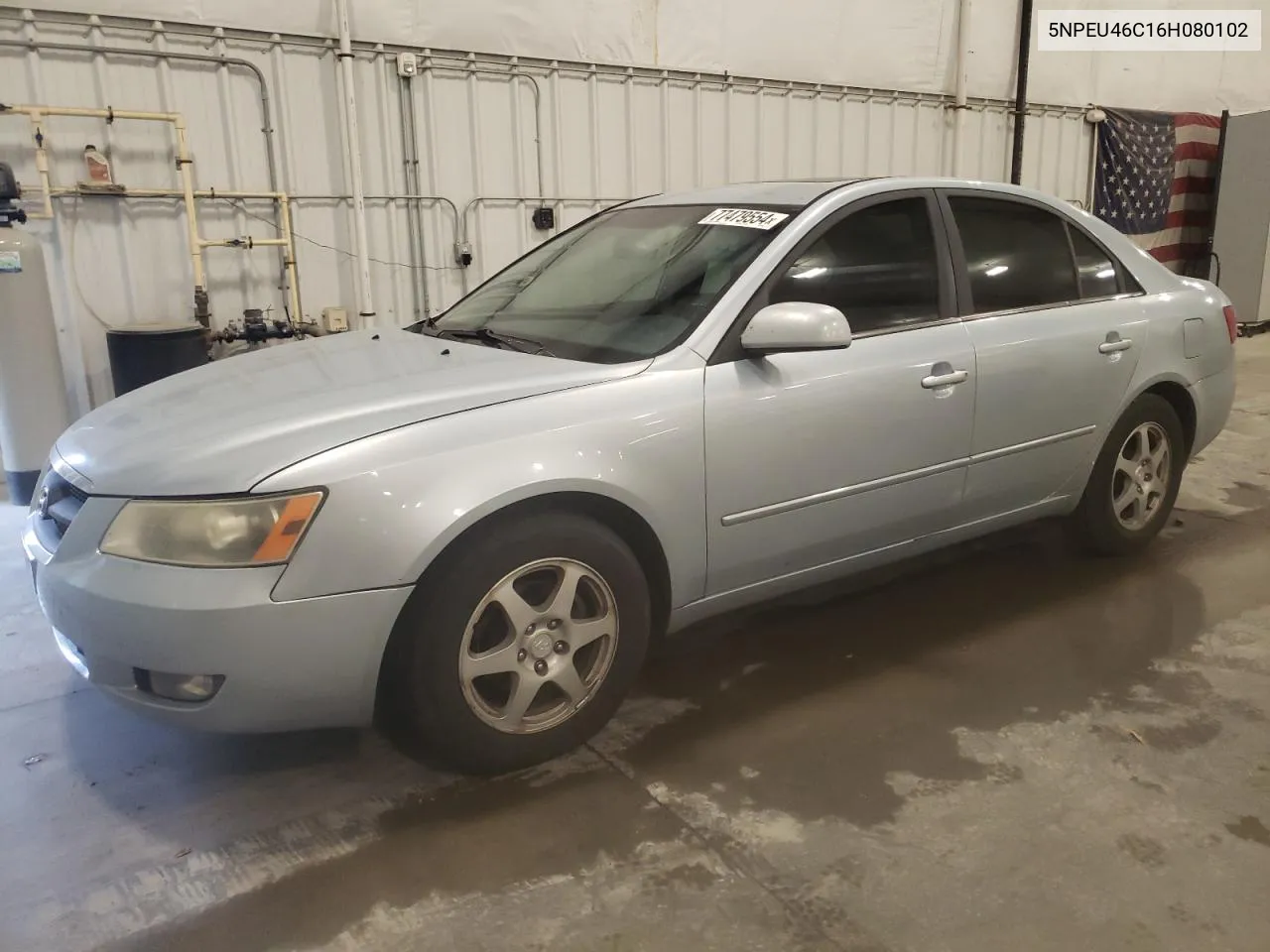 2006 Hyundai Sonata Gls VIN: 5NPEU46C16H080102 Lot: 77479554