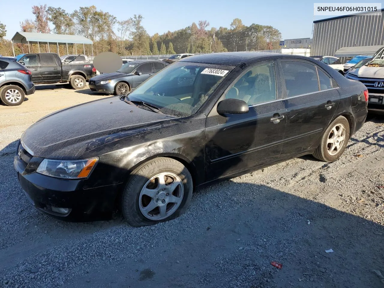 2006 Hyundai Sonata Gls VIN: 5NPEU46F06H031015 Lot: 77683024