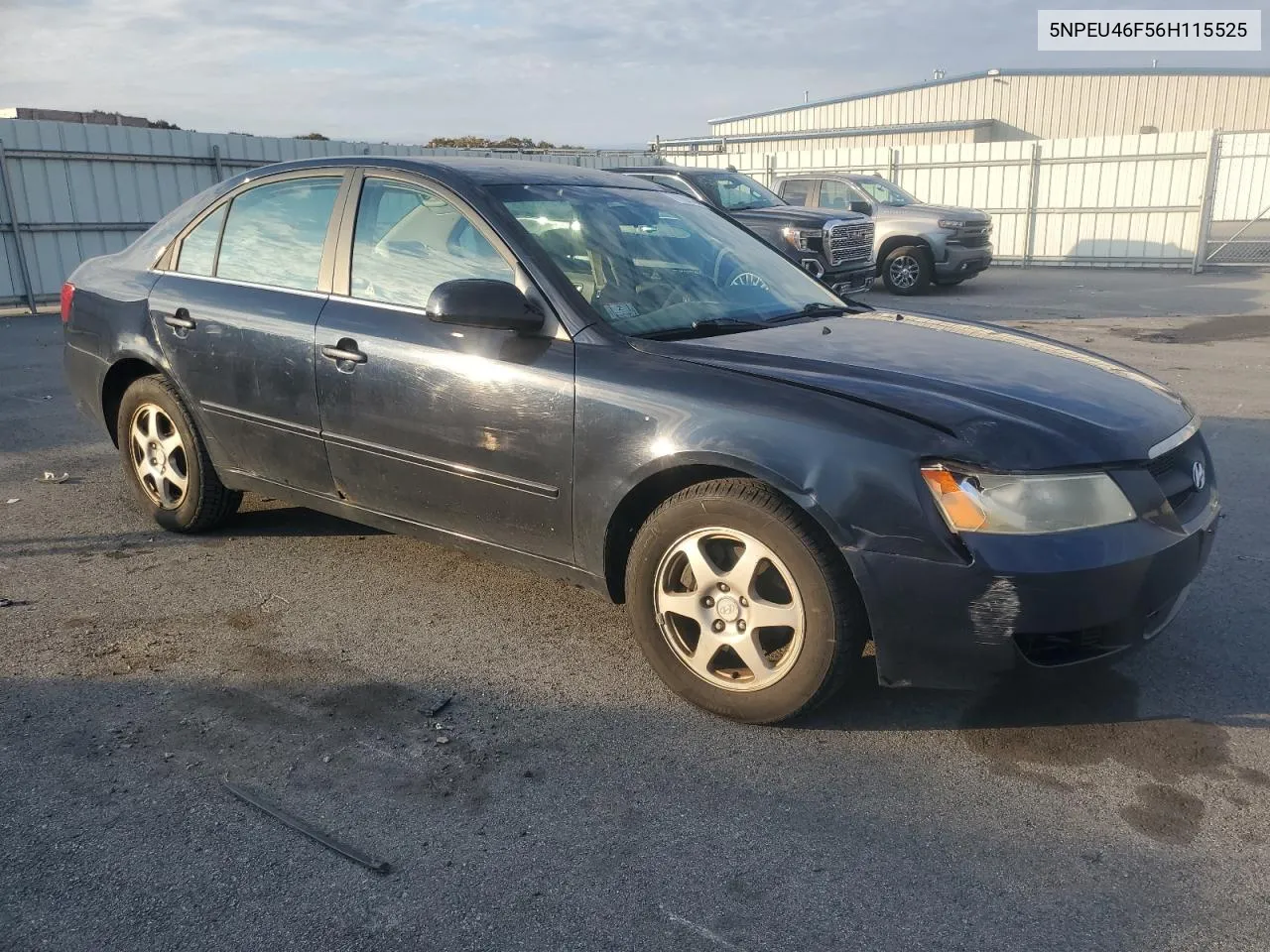 2006 Hyundai Sonata Gls VIN: 5NPEU46F56H115525 Lot: 77828564