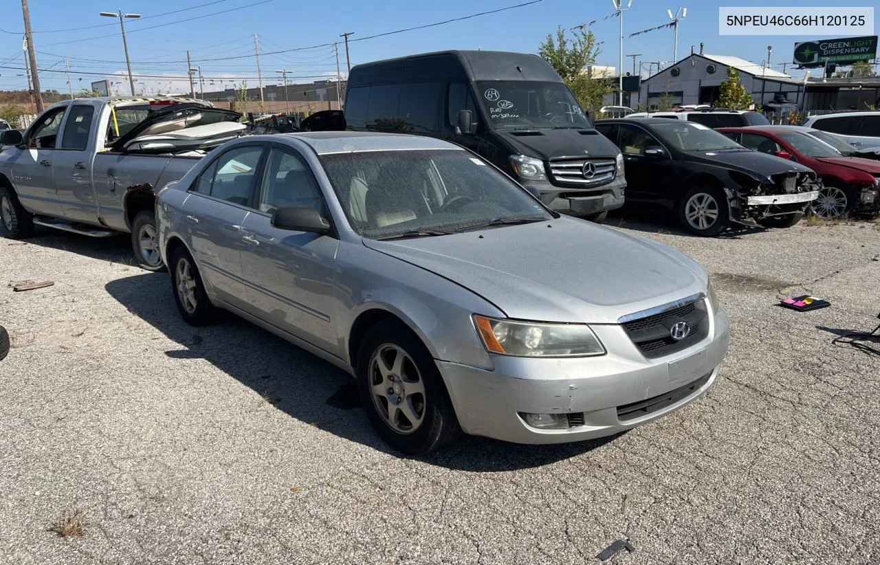 2006 Hyundai Sonata Gls VIN: 5NPEU46C66H120125 Lot: 78023774