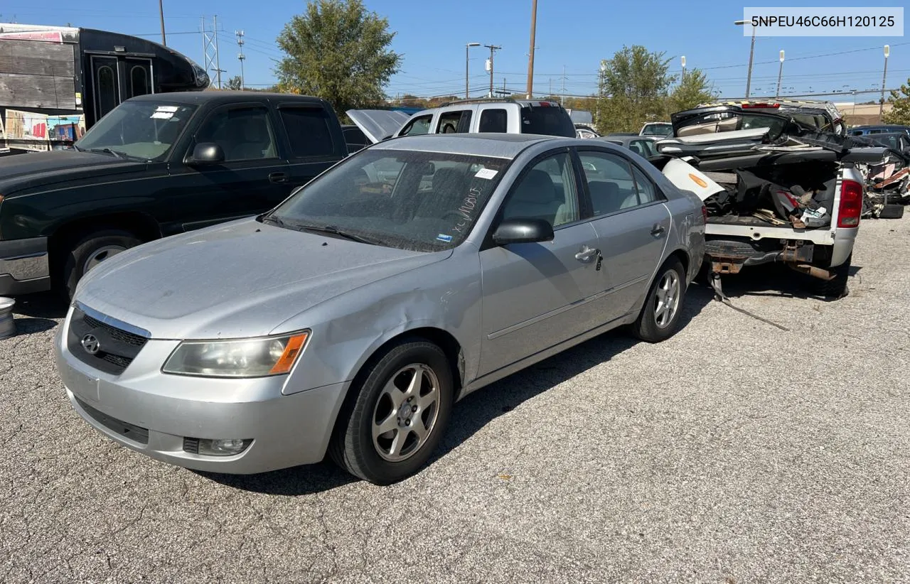 2006 Hyundai Sonata Gls VIN: 5NPEU46C66H120125 Lot: 78023774