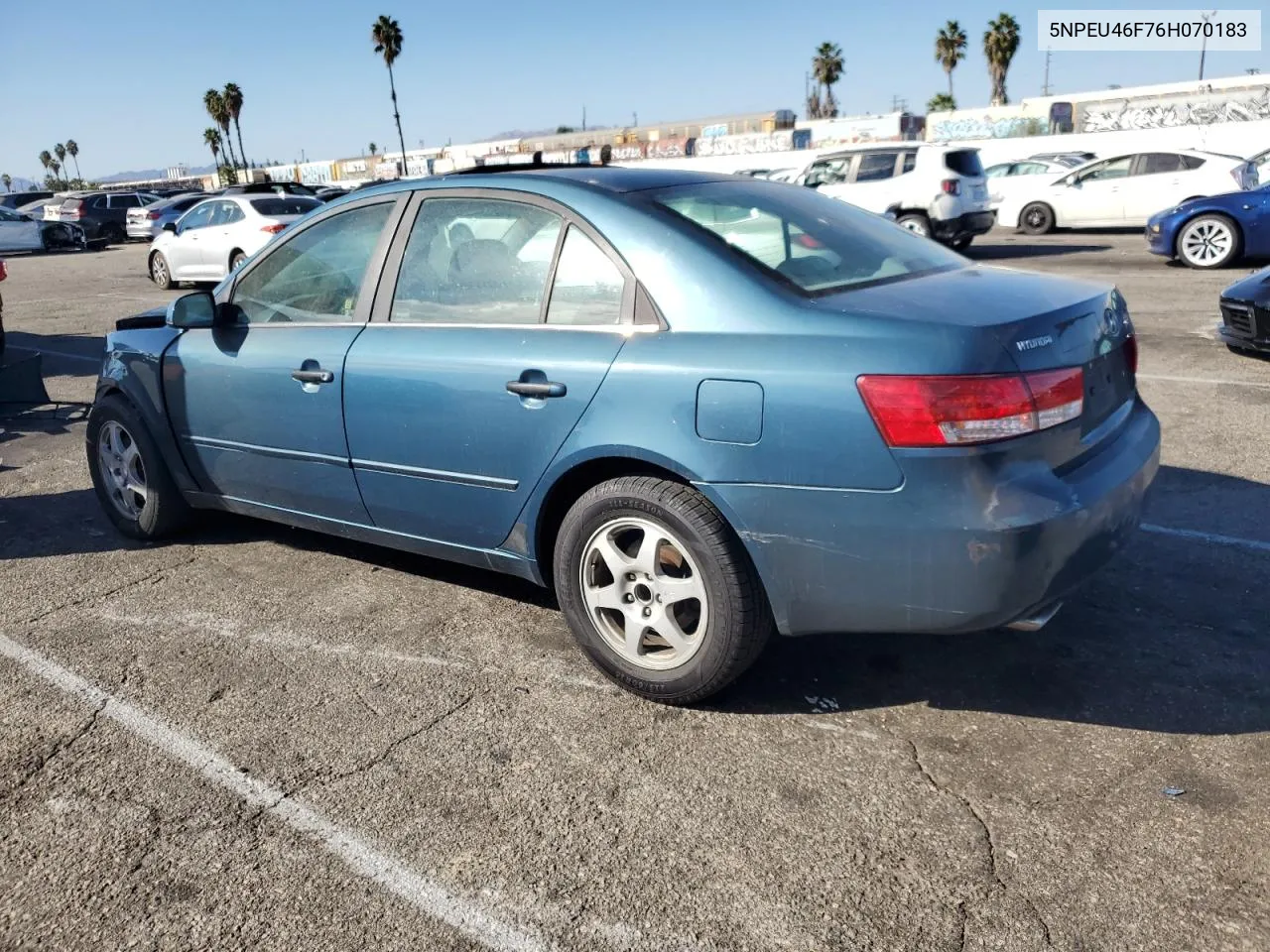 2006 Hyundai Sonata Gls VIN: 5NPEU46F76H070183 Lot: 78528304