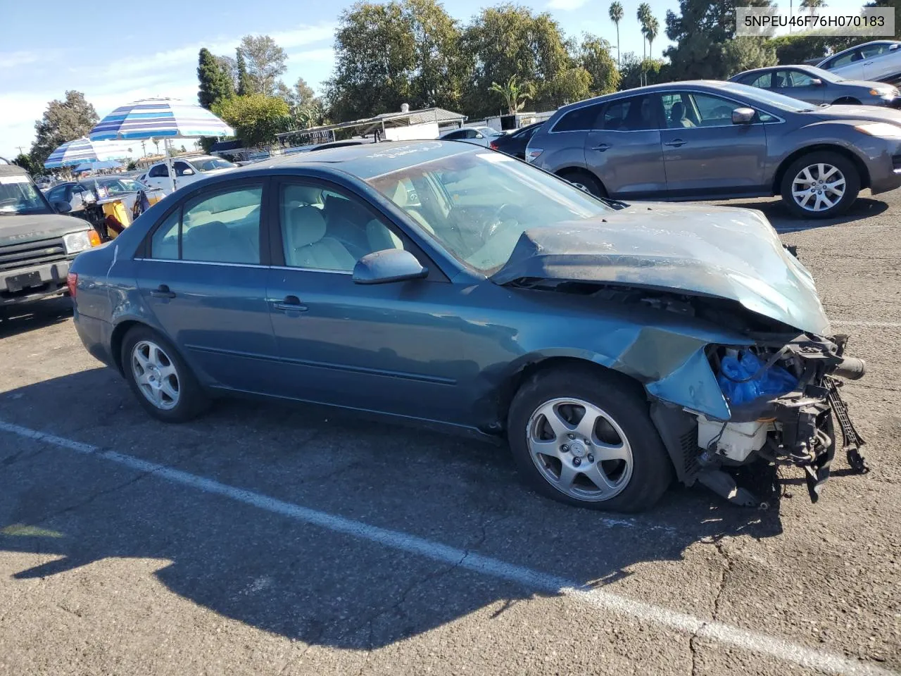 2006 Hyundai Sonata Gls VIN: 5NPEU46F76H070183 Lot: 78528304