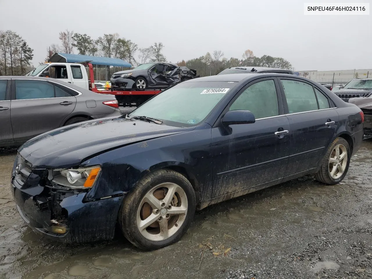 2006 Hyundai Sonata Gls VIN: 5NPEU46F46H024116 Lot: 78795864