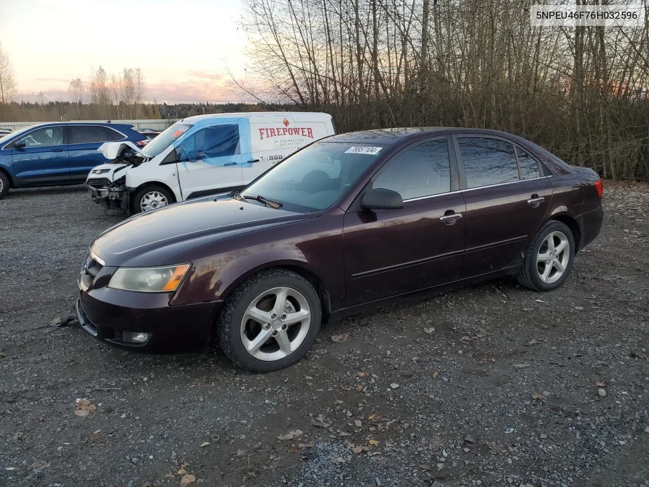 2006 Hyundai Sonata Gls VIN: 5NPEU46F76H032596 Lot: 78857104