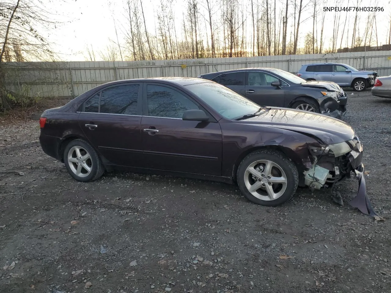 2006 Hyundai Sonata Gls VIN: 5NPEU46F76H032596 Lot: 78857104