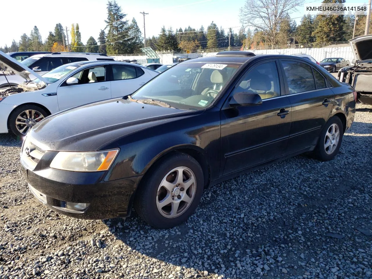 2006 Hyundai Sonata Gls VIN: KMHEU46C36A141548 Lot: 79129134