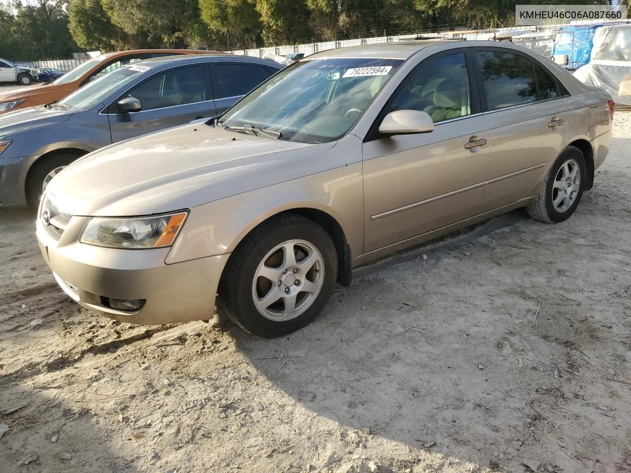 2006 Hyundai Sonata Gls VIN: KMHEU46C06A087660 Lot: 79222594