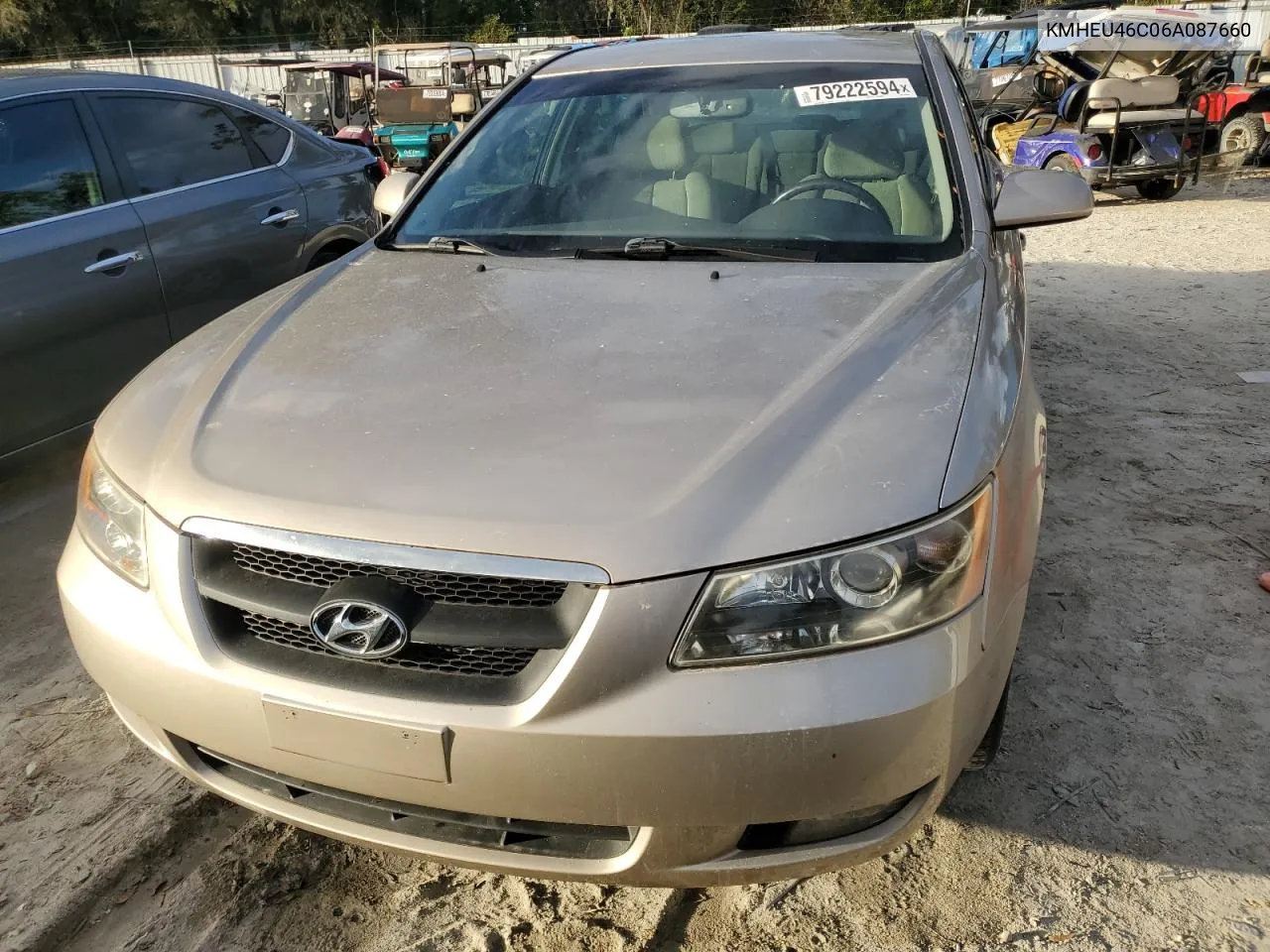 2006 Hyundai Sonata Gls VIN: KMHEU46C06A087660 Lot: 79222594