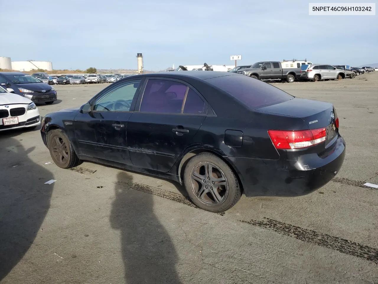 2006 Hyundai Sonata Gl VIN: 5NPET46C96H103242 Lot: 79535744