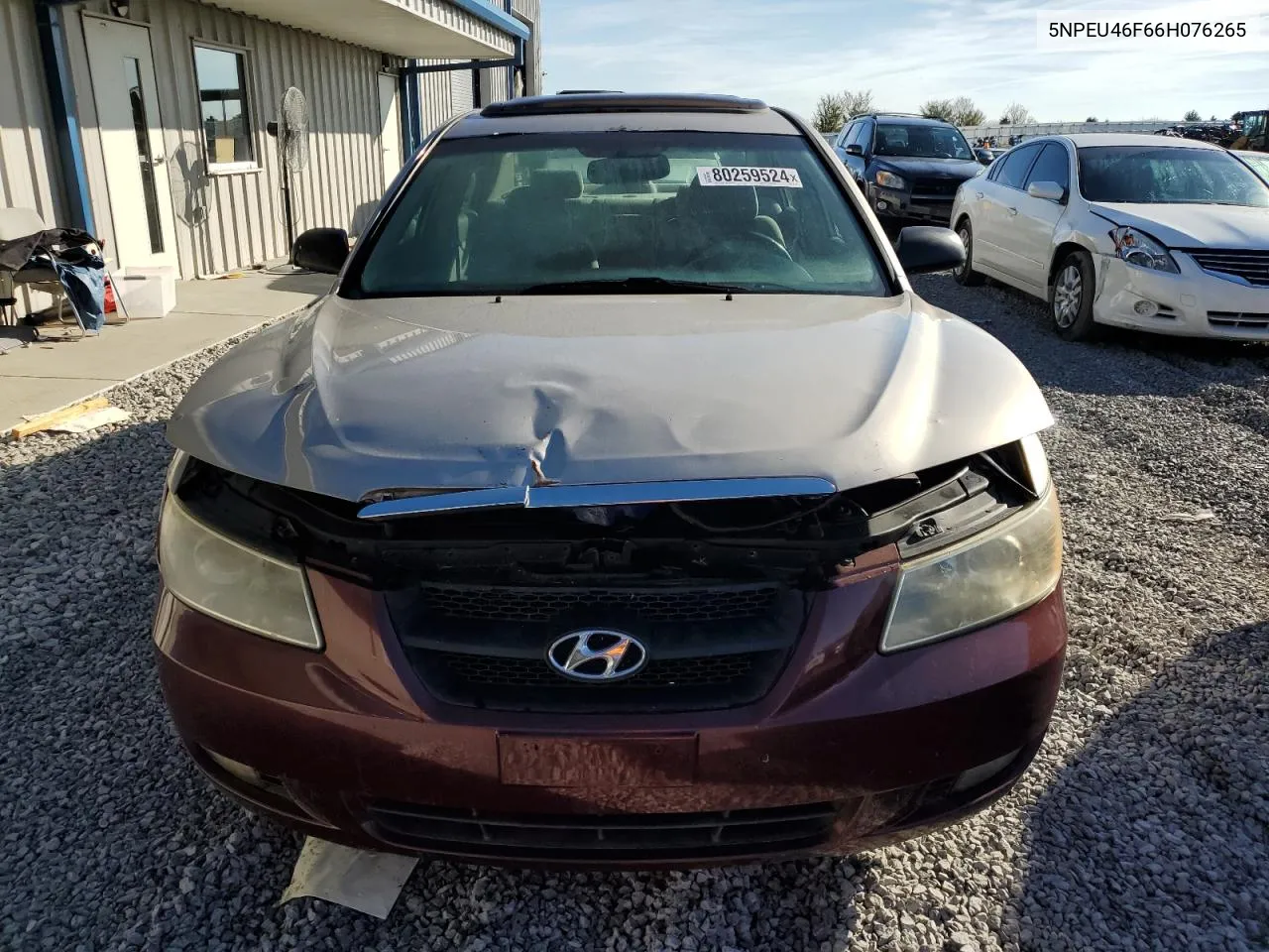 2006 Hyundai Sonata Gls VIN: 5NPEU46F66H076265 Lot: 80259524