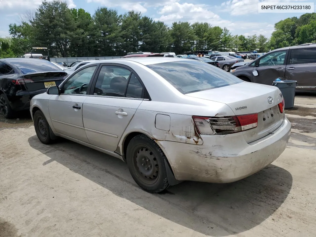 5NPET46C37H233180 2007 Hyundai Sonata Gls