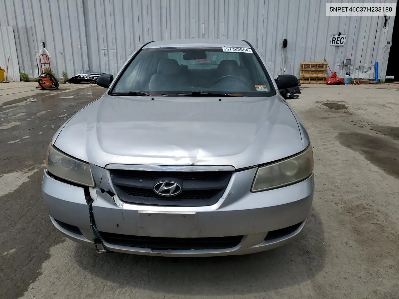 2007 Hyundai Sonata Gls VIN: 5NPET46C37H233180 Lot: 57385664