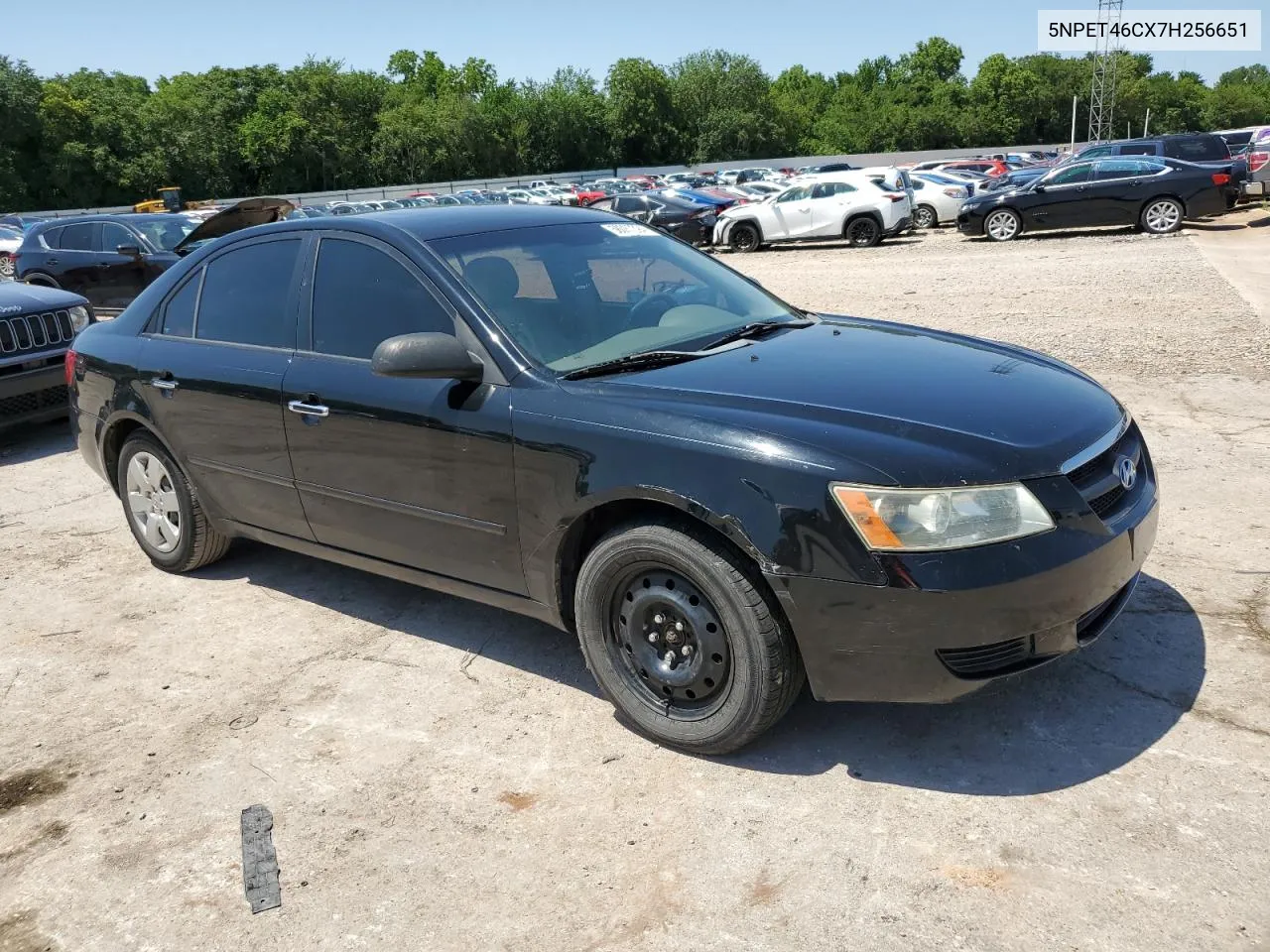 2007 Hyundai Sonata Gls VIN: 5NPET46CX7H256651 Lot: 58087394