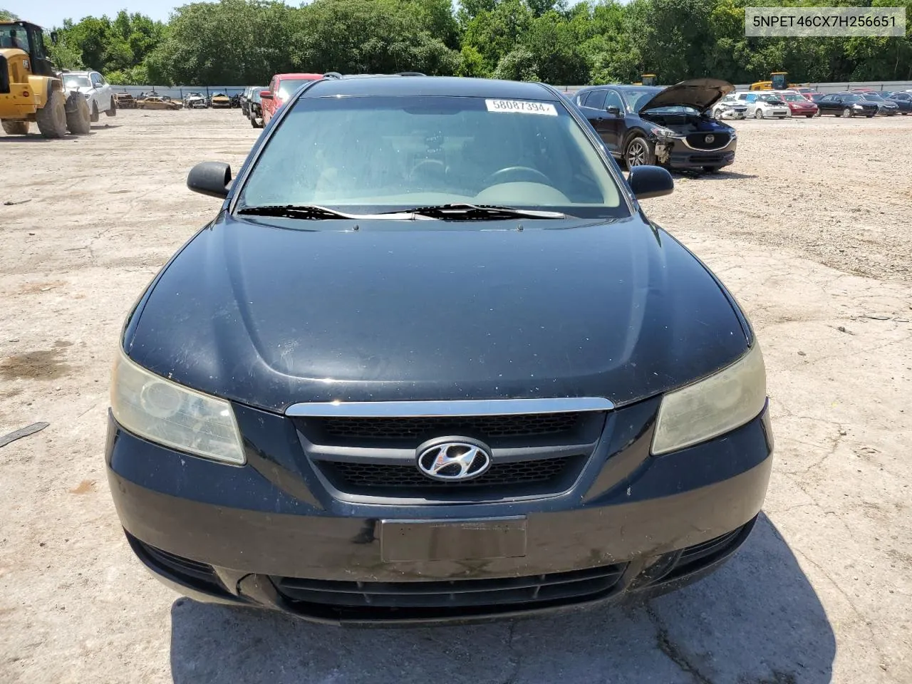 2007 Hyundai Sonata Gls VIN: 5NPET46CX7H256651 Lot: 58087394