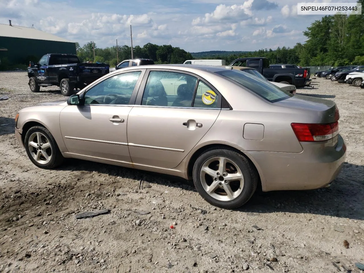 2007 Hyundai Sonata Se VIN: 5NPEU46F07H253443 Lot: 61295584